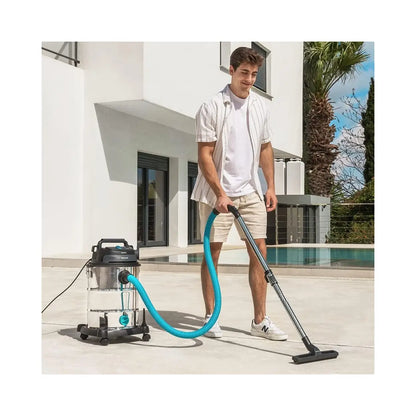 Cecotec | Vacuum cleaner | Conga Rockstar Wet & Dry Steel Max Pro | Dry, wet | 1600 W | Black | Silver