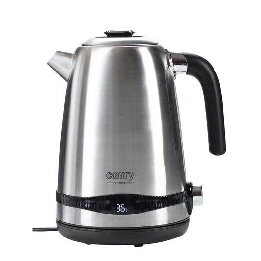 Camry | Kettle | CR 1291 | Electric | 2200 W | 1.7 L | Black | Silver