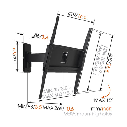 Vogels | TV Mounts | MA3030-A1 | Full Motion | Black