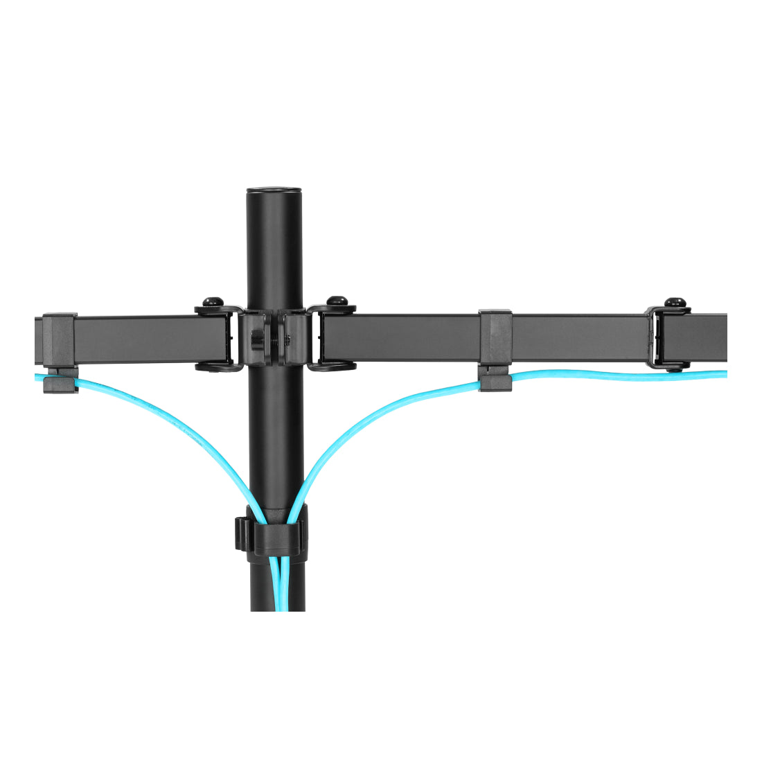 Digitus | Mounts | DA-90400 Dual Monitor Clamp Mount | Black