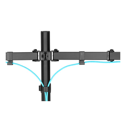 Digitus | Mounts | DA-90400 Dual Monitor Clamp Mount | Black