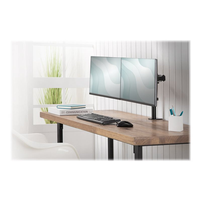 Digitus | Mounts | DA-90400 Dual Monitor Clamp Mount | Black