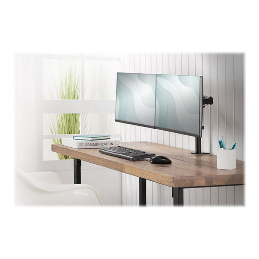 Digitus | Mounts | DA-90400 Dual Monitor Clamp Mount | Black
