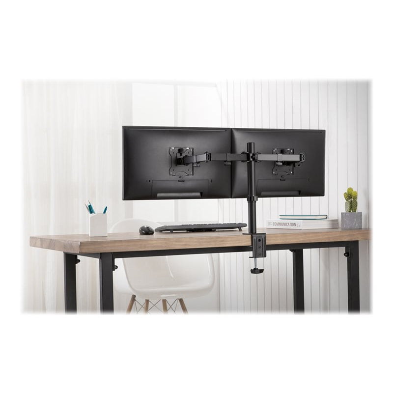 Digitus | Mounts | DA-90400 Dual Monitor Clamp Mount | Black