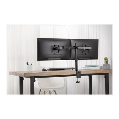 Digitus | Mounts | DA-90400 Dual Monitor Clamp Mount | Black