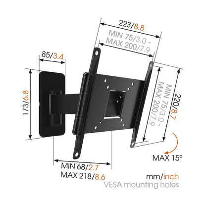 Vogels | TV Mounts | MA2030-A1 | Full Motion | Black