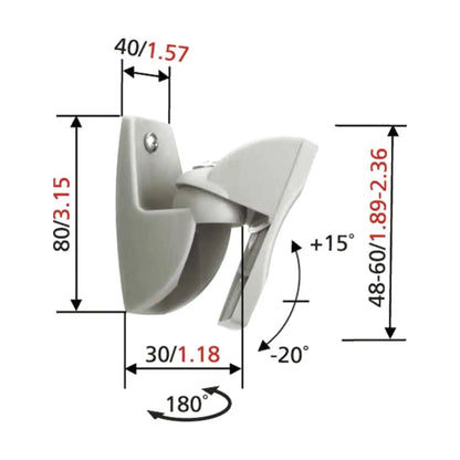 Vogels | Speaker Mounts | VLB500 2 pcs. | Black
