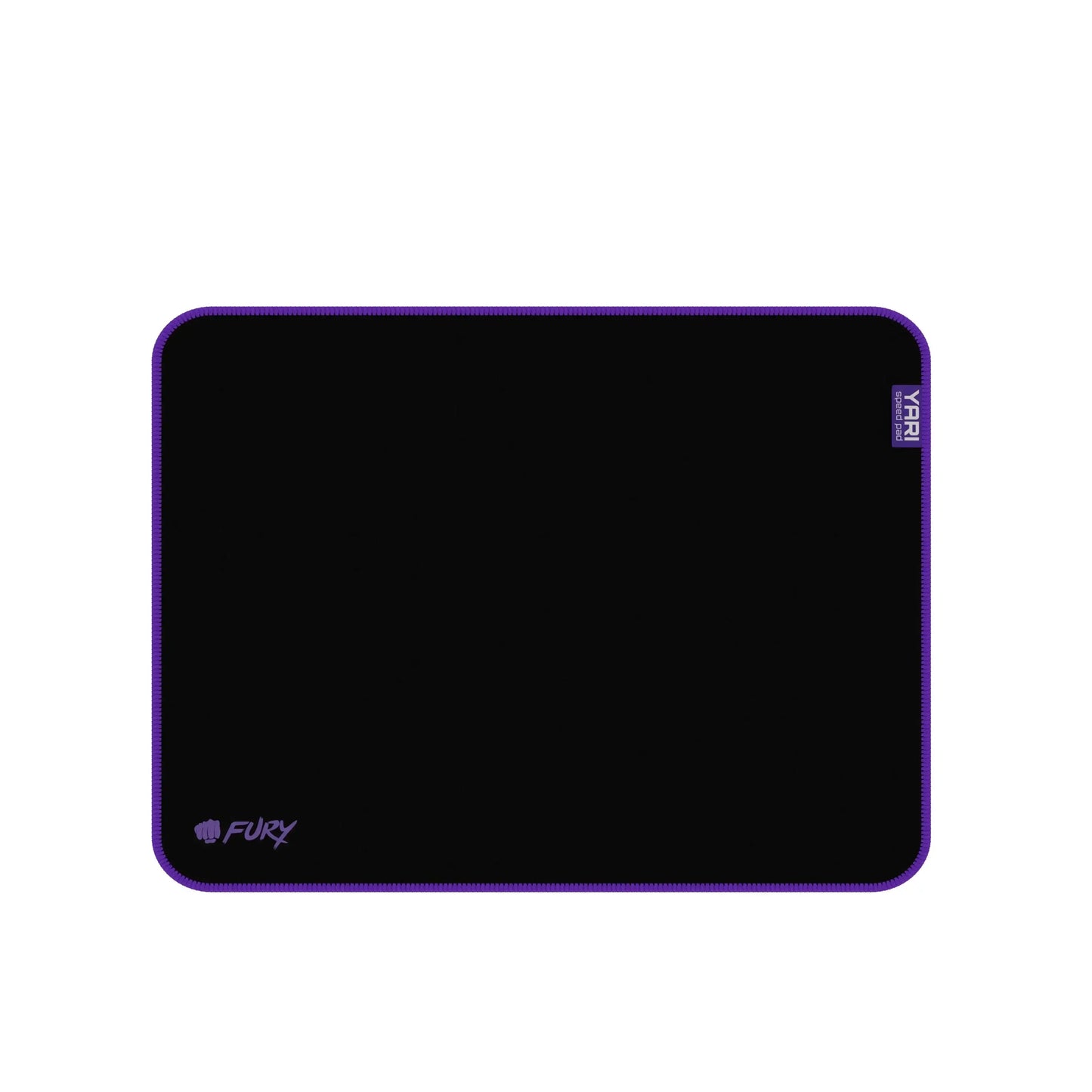 Fury | Mouse pad | Yari Speed L | 40 cm x 30 cm | Fabric, rubber | Purple | Black