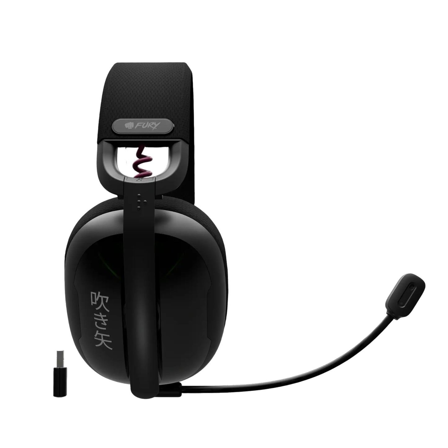 Fury | Gaming Headset | Fukiya F6 | On-Ear | Available Microphone | Wireless | Black