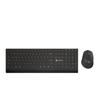 Natec | Keyboard and mouse set | Stringray 2 | Wireless | Membrane | US | 2.4 GHz | Black