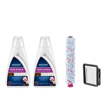 Bissell | Cleaning Pack | MultiSurface (2xDetergents + Brushroll + Filter)