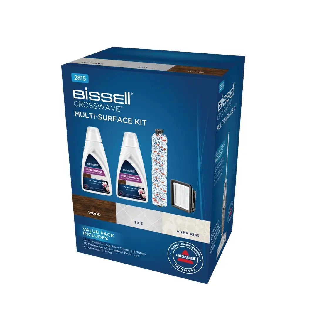 Bissell | Cleaning Pack | MultiSurface (2xDetergents + Brushroll + Filter)