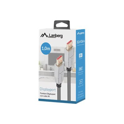 Lanberg | DisplayPort Cables | CA-DPDP-20CU-0010-BK | 1 m | Black