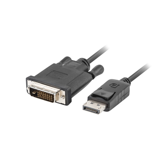 Lanberg | Video Adapter Cables | CA-DPDV-10CU-0018-BK | DisplayPort to DVI | 1.8 m | Black
