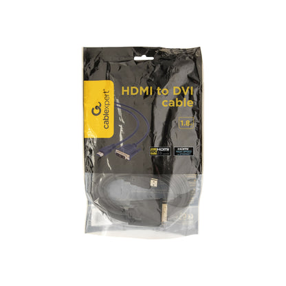 Cablexpert | CC-HDMI-DVI-6 | Video Adapter Cable | HDMI to DVI | 1.8 m | Black