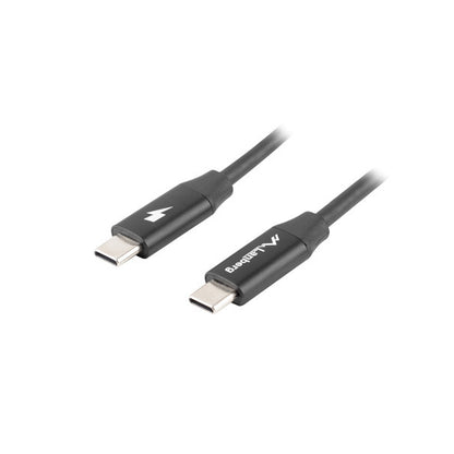 Lanberg | CA-CMCM-40CU-0018-BK | USB-C Cable | 1.8 m | Black