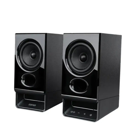 Edifier | Haut-parleur alimenté par USB | R20BT | 2,5 W + 2,5 W | Bluetooth | Sans fil | Noir