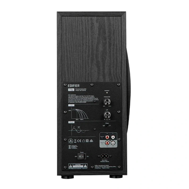 Edifier | Powered Subwoofer | T5s | 70 W | Black