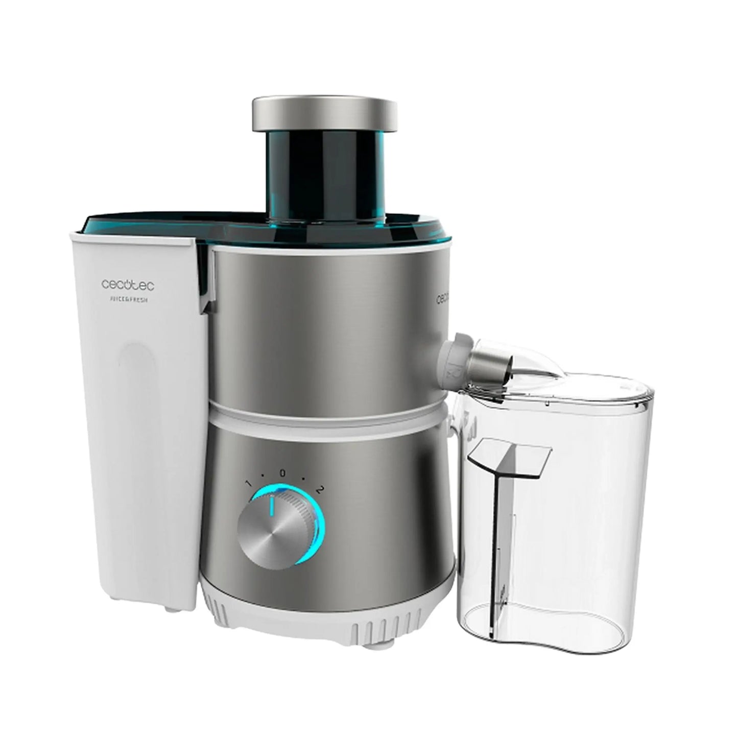 Cecotec | Orbital Juicer | Juice&Fresh 400 Titan White | 400 W | 20000 RPM
