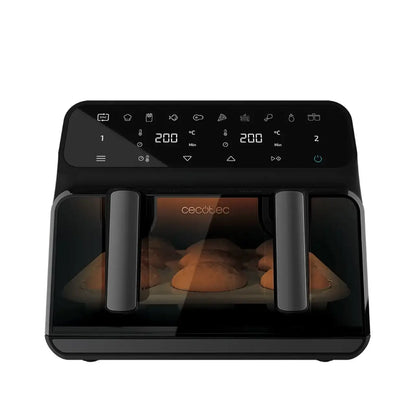 Cecotec | Double hot air fryer | Cecofry Advance 9000 Window | 2200 W | 9 L | Black
