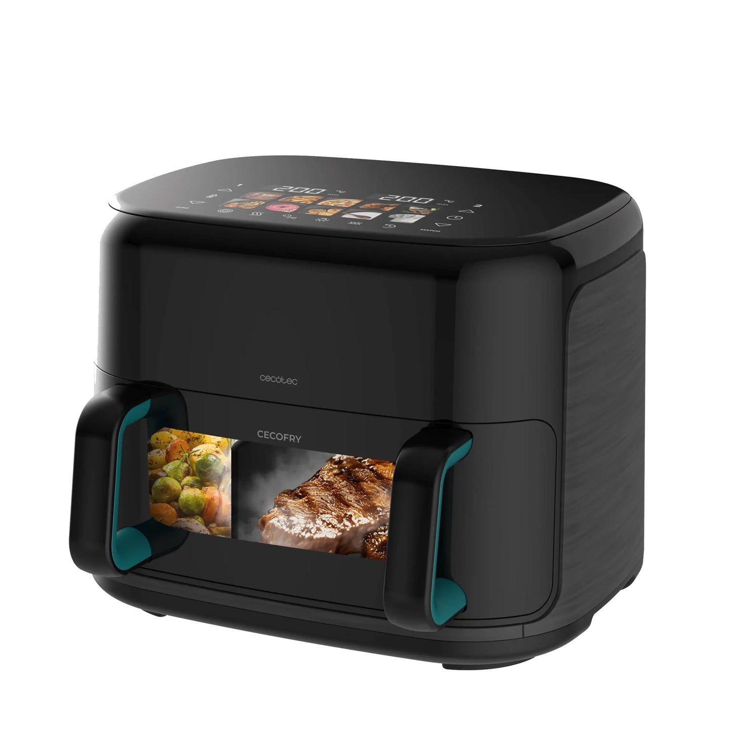 Cecotec | Double hot air fryer | Cecofry&Grill Smokin'Prime 11000 | 2800 W | 11 L | Black