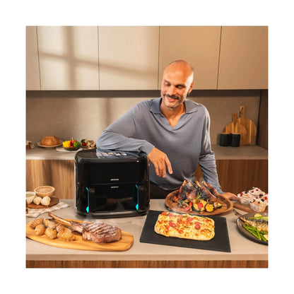 Cecotec | Double hot air fryer | Cecofry&Grill Smokin'Prime 11000 | 2800 W | 11 L | Black