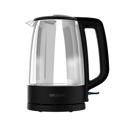 Cecotec | Kettle | ThermoSense 320 Clear | 2.2 kW | 1.7 L | Borosilicate glass | Black