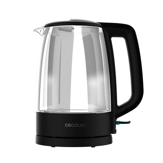 Cecotec | Kettle | ThermoSense 320 Clear | 2.2 kW | 1.7 L | Borosilicate glass | Black