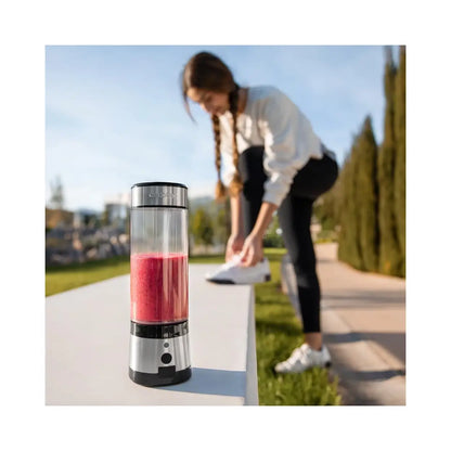 Cecotec | Smoothie Blender | WanderlustMix USB | Portable | 126 W | 0.4 L | Ice crushing | Inox