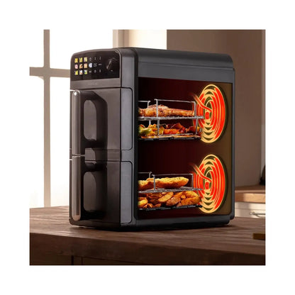 Cecotec | Double hot air fryer | Cecofry DuoLevel 10000 | 2400 W | 10 L | Black