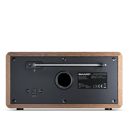 Sharp | Digital Radio | DR-450(BR) | 6 W | Bluetooth | Alarm function | Brown