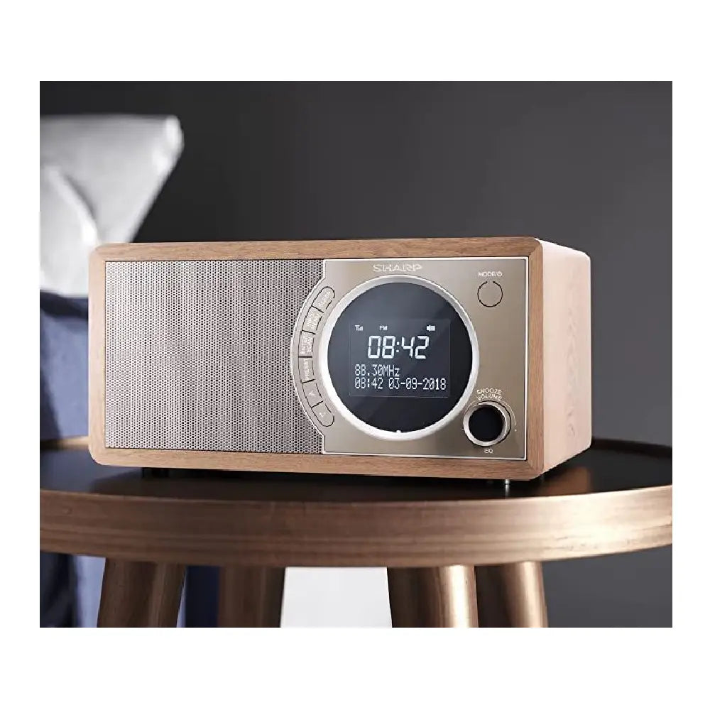 Sharp | Digital Radio | DR-450(BR) | 6 W | Bluetooth | Alarm function | Brown