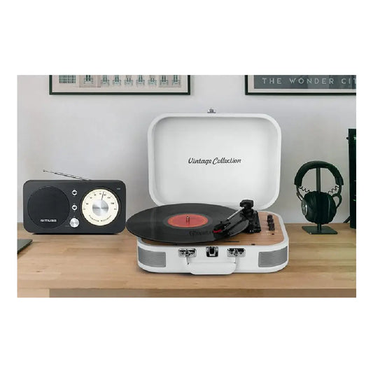 Muse | Turntable Stereo System | MT-201 WW | 10 W | Bluetooth | USB | AUX in | White