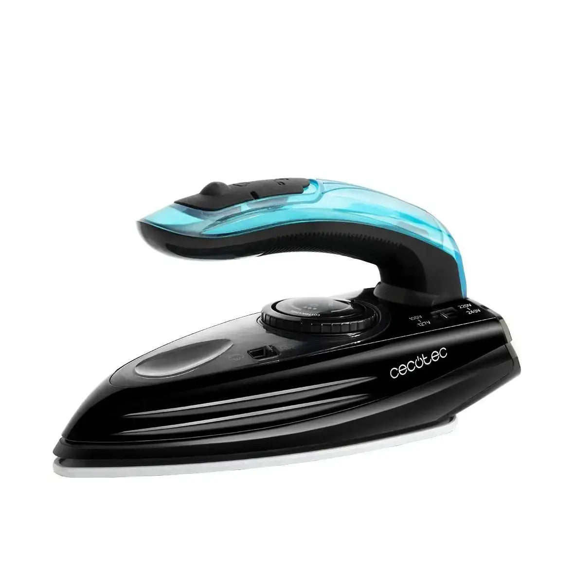 Cecotec | GoForce 8000 Folding Titanium | Travel Iron | 1200 W | Black / Blue