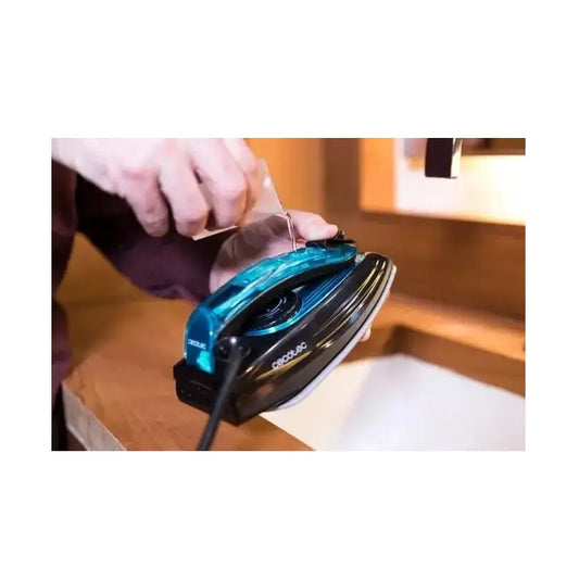 Cecotec | GoForce 8000 Folding Titanium | Travel Iron | 1200 W | Black / Blue