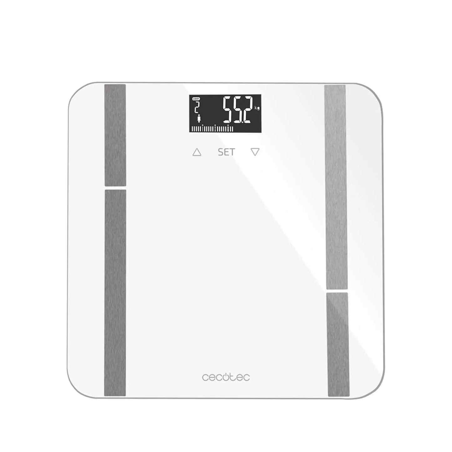 Cecotec | Smart Bathroom Scale | Surface Precision 9400 Full Healthy | max 180 kg | Accuracy 100 g | White