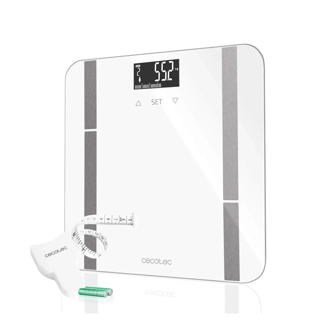 Cecotec | Smart Bathroom Scale | Surface Precision 9400 Full Healthy | max 180 kg | Accuracy 100 g | White