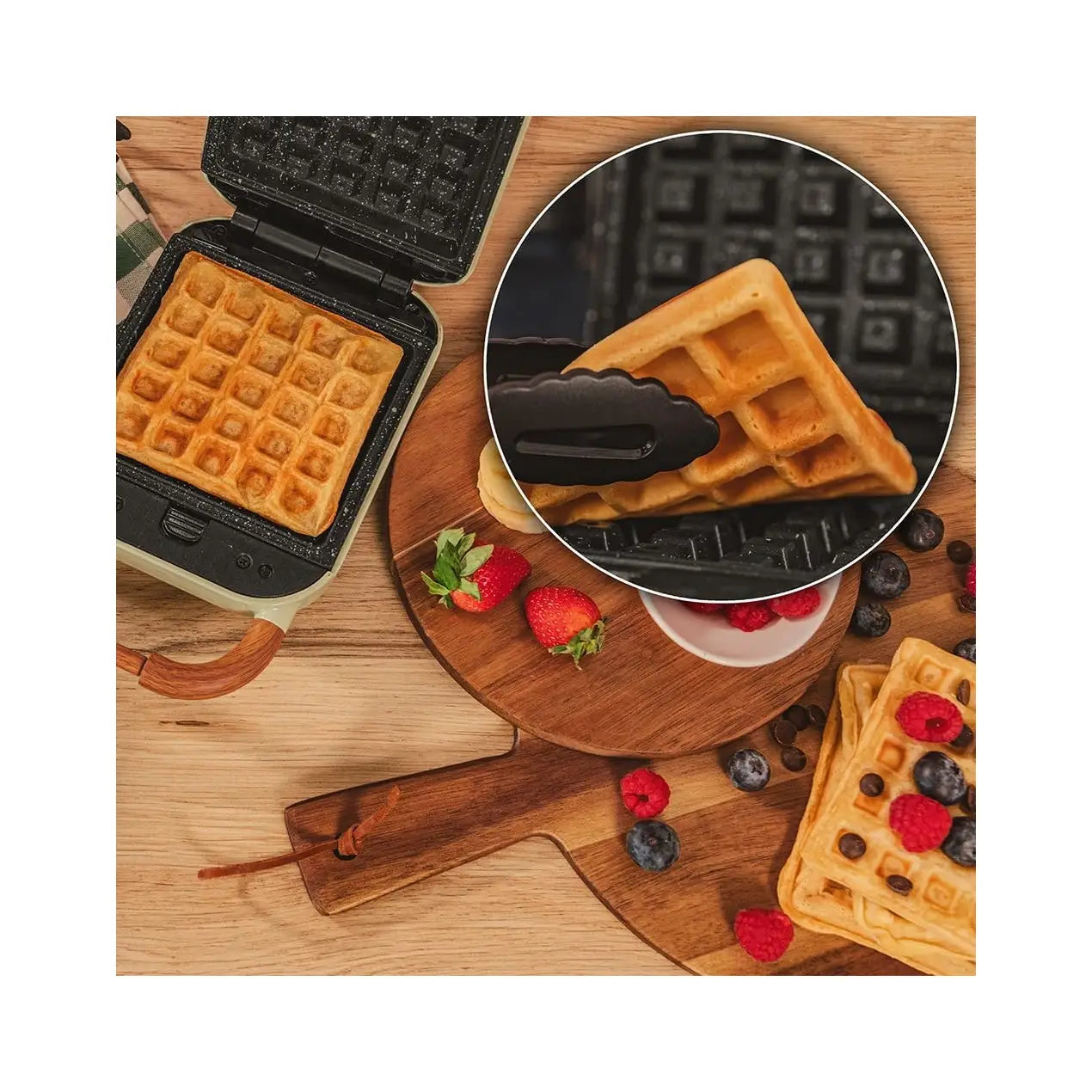 Cecotec | Sandwich Maker | Rock'nToast Retro One Yellow Retro-style | 700 W | Yellow