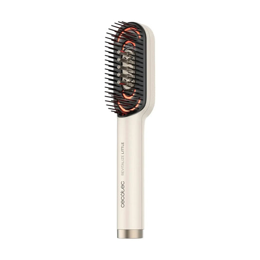 Cecotec | Light therapy hair brush/massager - cordless | Revitalize Little | Cream