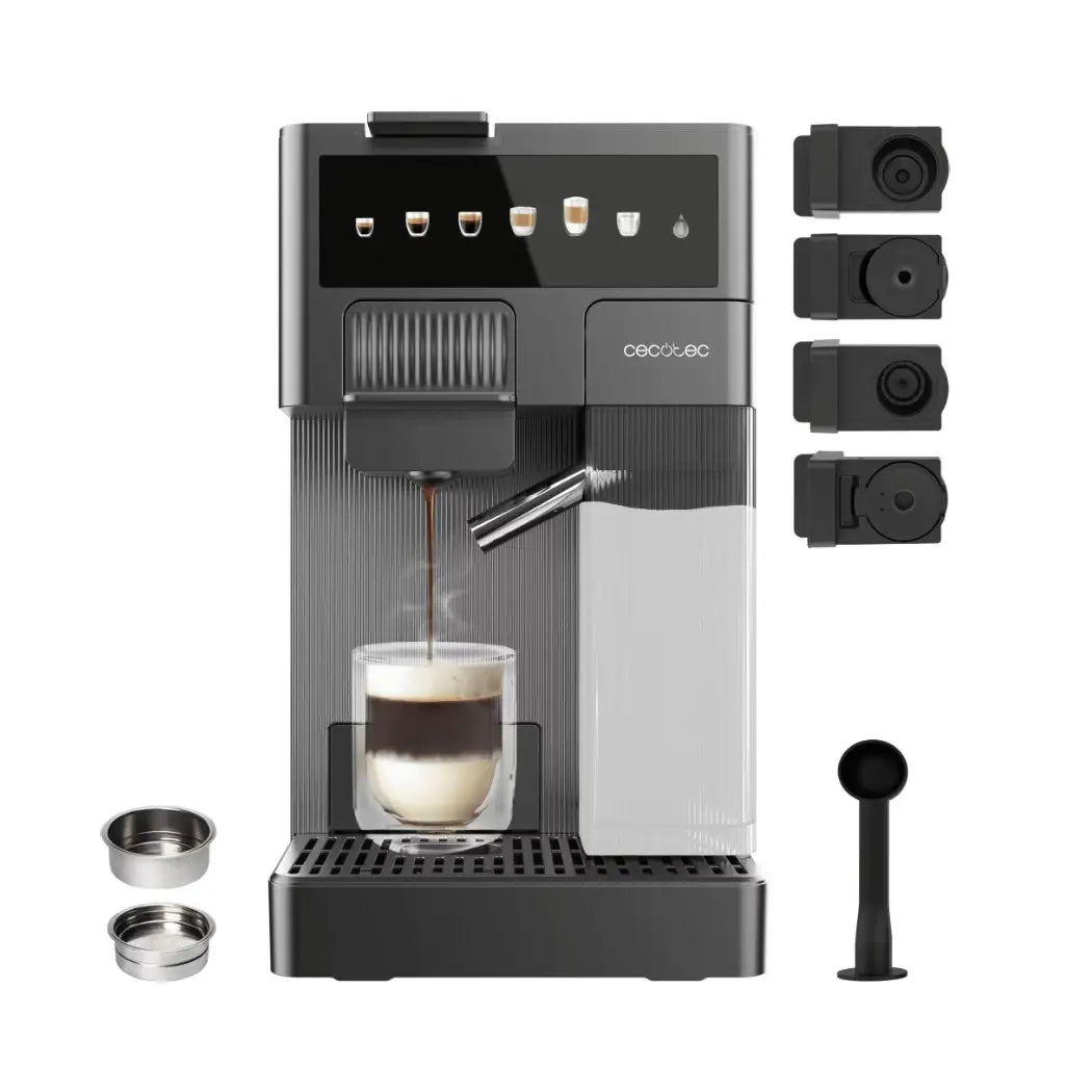Cecotec | Coffee machine with milk frother | FreeStyle Latte T | Grey