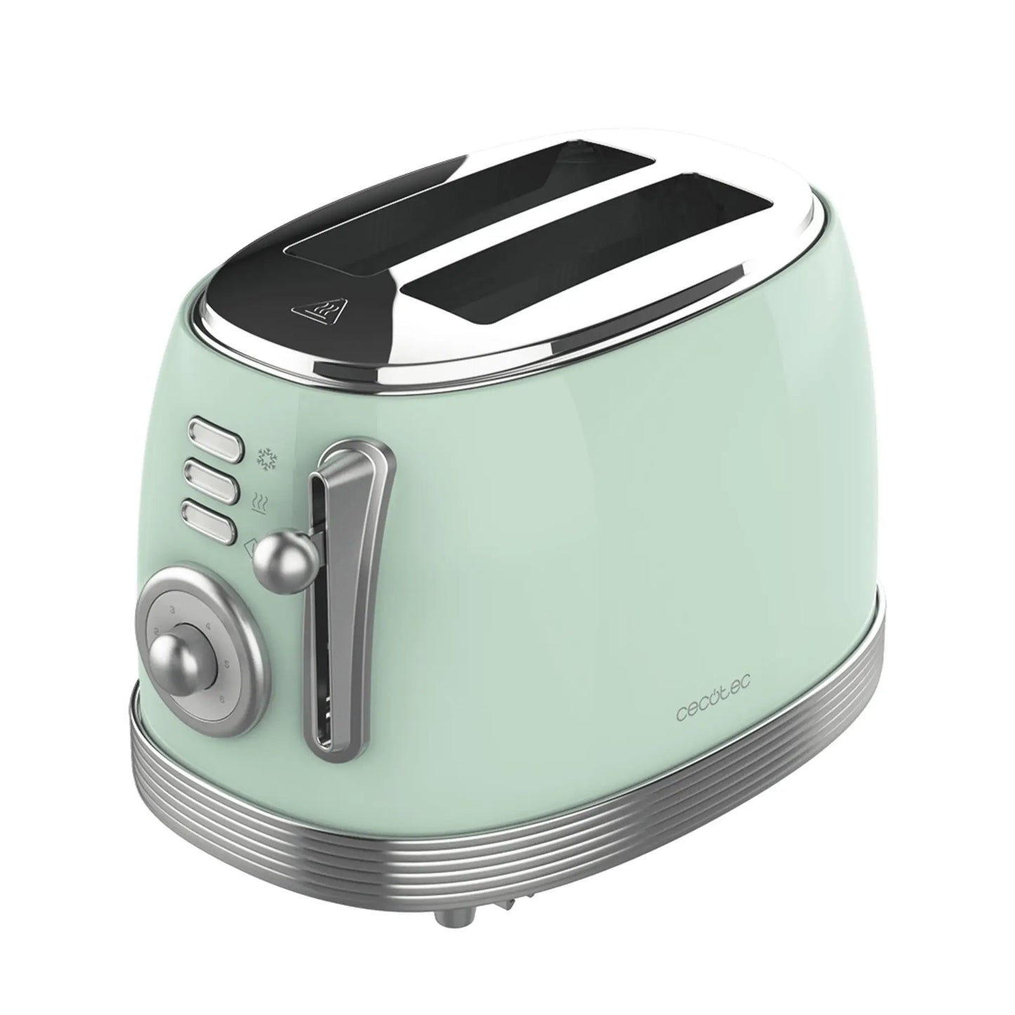 Cecotec | Toaster | Toast&Taste 800 Vintage | 850 W | Stainless steel | Green