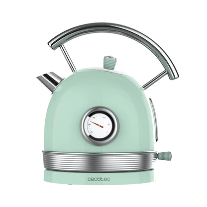 Cecotec | Kettle | ThermoSense 420 Vintage | 2.2 kW | 1.8 L | Stainless steel | Green