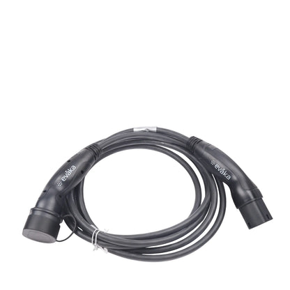 Evaka | EV Charging Cable Type 2-Type 2, 22 kW, 32 A, 5 x 6 mm2, 1 x 0.5 mm2, 5 m | ITGAM3871