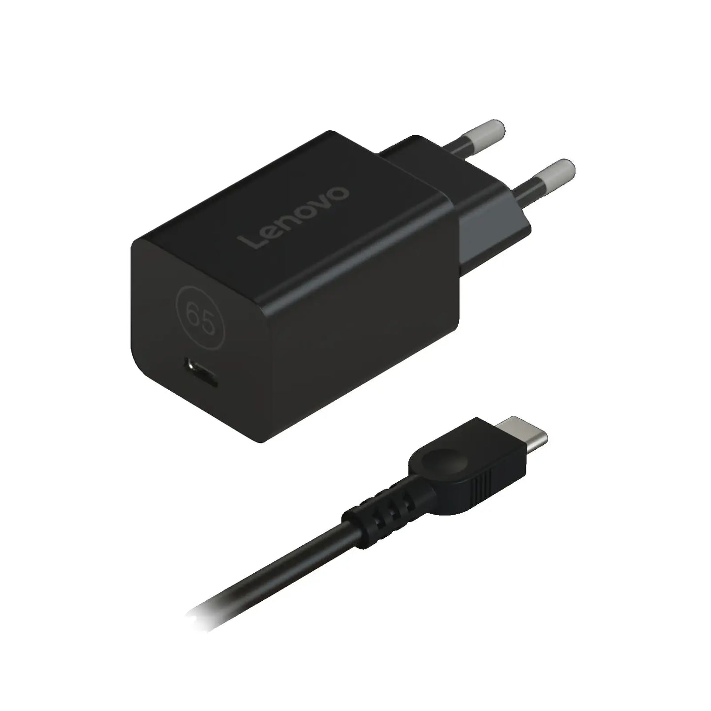 Lenovo | Nano | Adaptateur secteur | GaN | USB-C | 65W | Noir