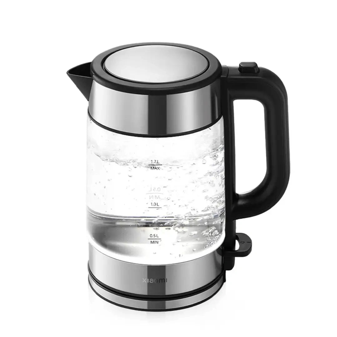 Xiaomi | Wasserkocher | MJDSH05FD | Elektrisch | 2,2 kW | 1,7 l | Borosilikatglas | Schwarz | Silber