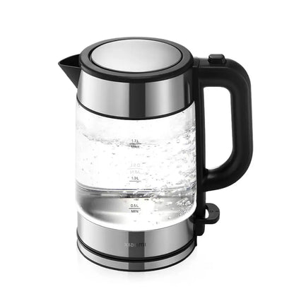 Xiaomi | Wasserkocher | MJDSH05FD | Elektrisch | 2,2 kW | 1,7 l | Borosilikatglas | Schwarz | Silber