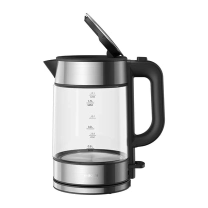 Xiaomi | Wasserkocher | MJDSH05FD | Elektrisch | 2,2 kW | 1,7 l | Borosilikatglas | Schwarz | Silber
