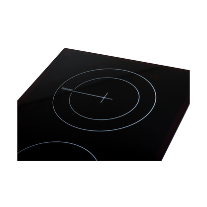 Simfer | H3.020.DEBSP | Vitroceramic Hob | 2 Cooking Zones | Black | OUTLET