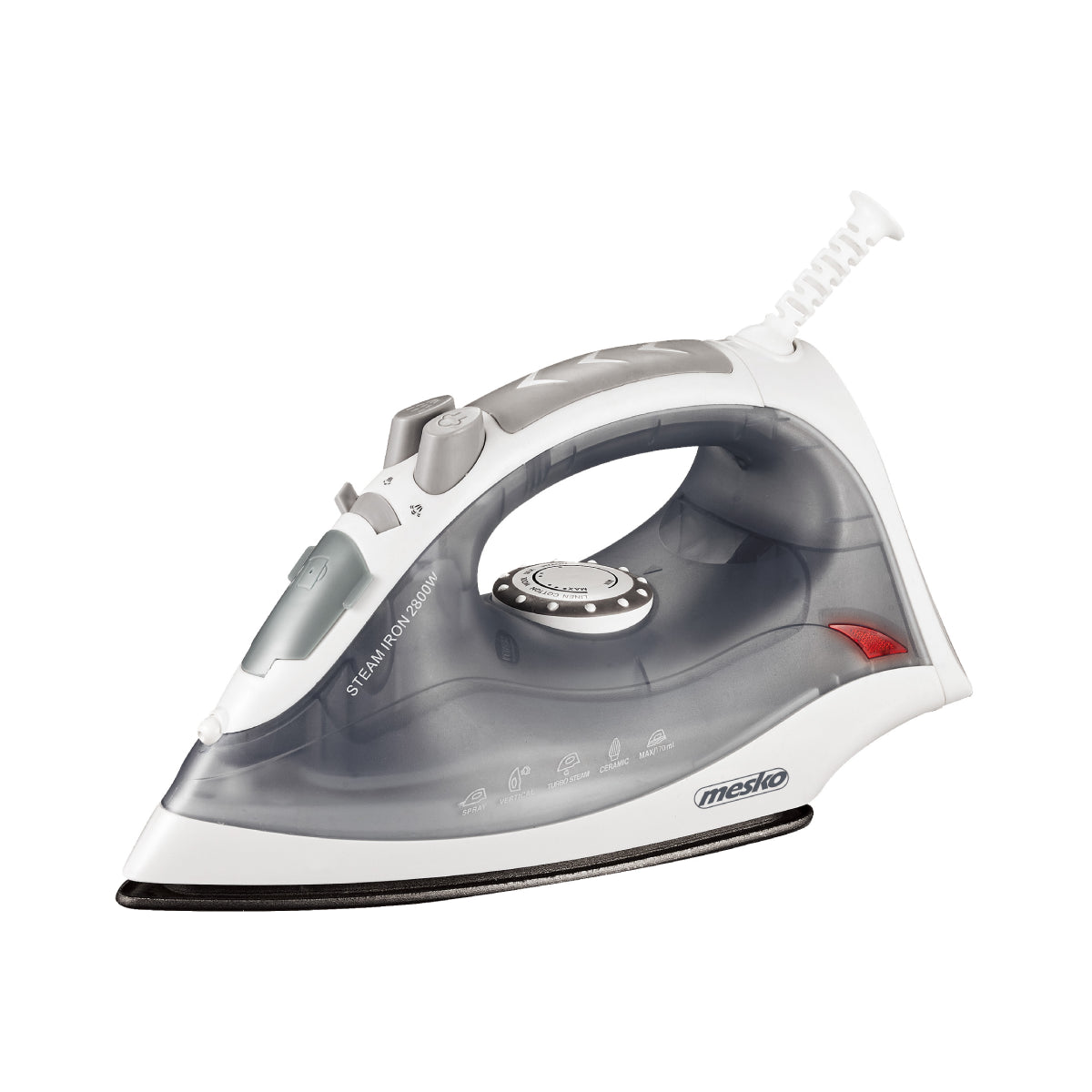 Mesko | MS 5037 | Dampfbügeleisen | 2800 W | 170 ml | Grau