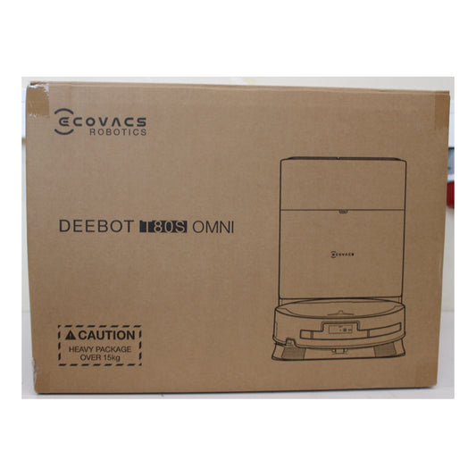 Ecovacs | DEEBOT T80S OMNI BLACK | Robot Vacuum Cleaners | Wet & Dry | 24800 Pa | Black | SCRATCHED ITEM | DEMO | OUTLET